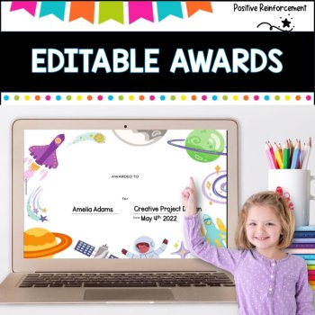 Editable Award Certificates- Suitable for All Year  30 designs to choose from, image 2