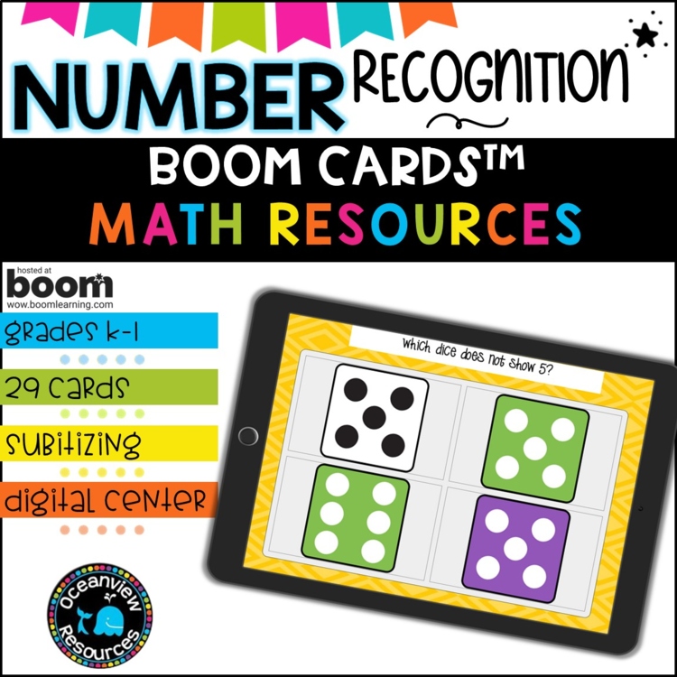 Dice patterns and number recognition to 6