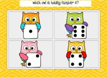 Dice patterns and number recognition to 6, image 3