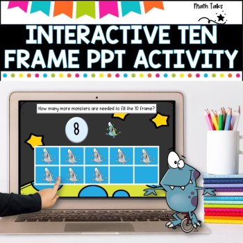 Interactive Ten Frame PowerPoint ideal for digital learning, image 2