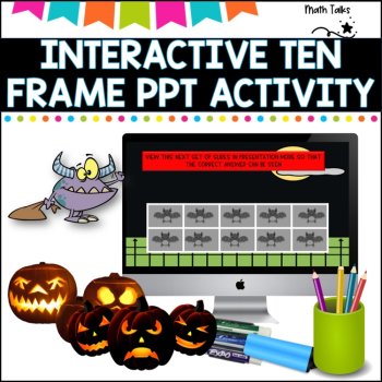 Interactive Ten Frame PowerPoint ideal for digital learning, image 4