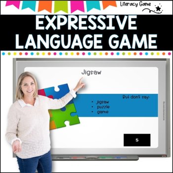 Don't say the word -GAME for Expressive language, word choice and vocabulary., image 3