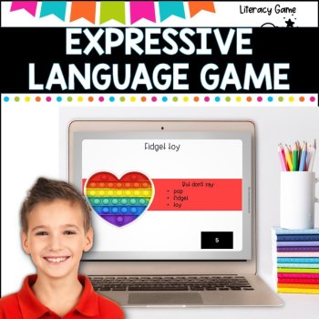 Don't say the word -GAME for Expressive language, word choice and vocabulary., image 4