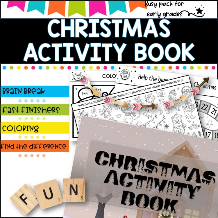 Christmas Activity Fun Book for Infants