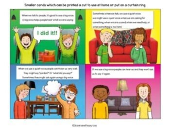 Social Narrative-USING A BIG VOICE SO THAT OTHERS CAN HEAR ME-SPED, image 3