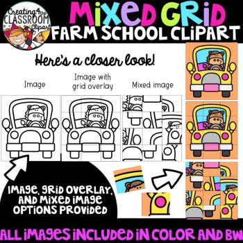 Farm Puzzle Clipart: Mystery Picture Clipart, image 2