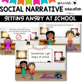 Social Narrative-SOMETIMES I GET ANGRY  A story for SPED, image 2