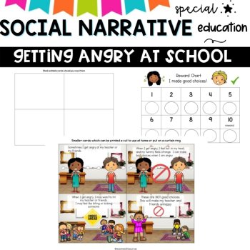 Social Narrative-SOMETIMES I GET ANGRY  A story for SPED, image 4
