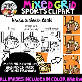 Sports Puzzle Clipart: Mystery Picture Clipart, image 2