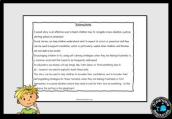 Social Narrative-WAITING FOR YOUR TURN (in the playground) A story for SPED, image 4