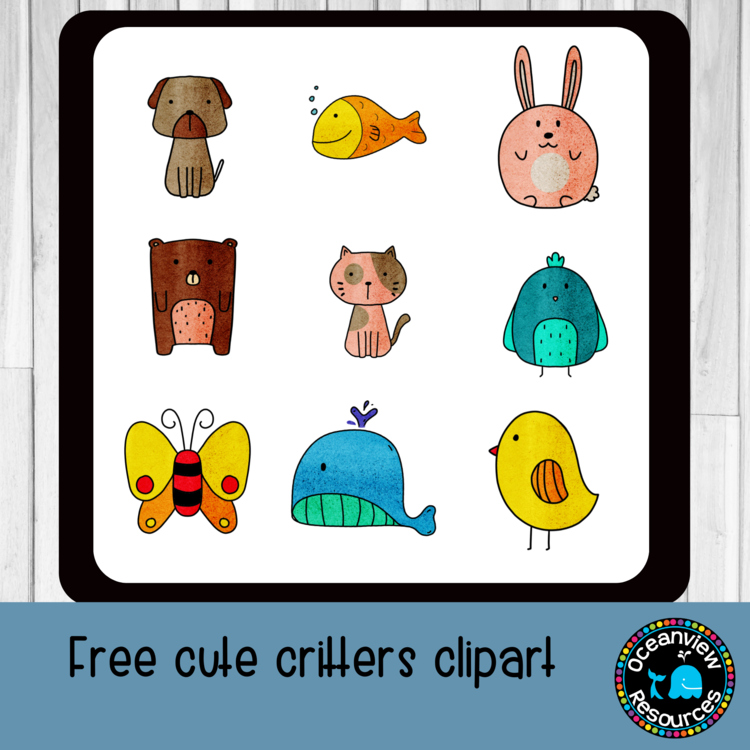 Cute Critters png files