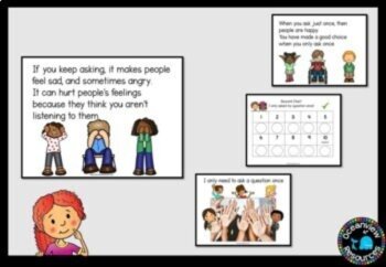 Social Narrative-YOU ONLY NEED TO ASK A QUESTION ONCE-A Social Story, image 3