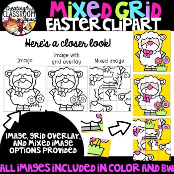 Easter Puzzle Clipart: Mystery Picture Clipart, image 2
