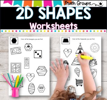 2D Shapes Worksheets & Activities | Classifying 2D Shapes l K-1, image 3