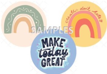 Digital Stickers-Rainbows and Quotes, image 3