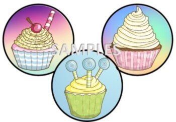 Digital Stickers- Yummy Cakes, image 3