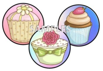 Digital Stickers- Yummy Cakes, image 4