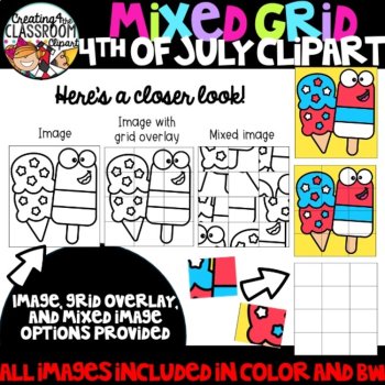 4th of July Puzzle Clipart: Mystery Picture Clipart, image 2