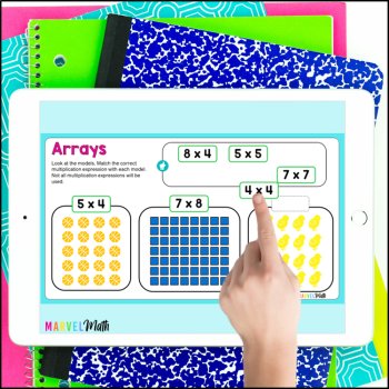 Multiplication with Arrays, Repeated Addition, Jumps on a Number Line and More!, image 2