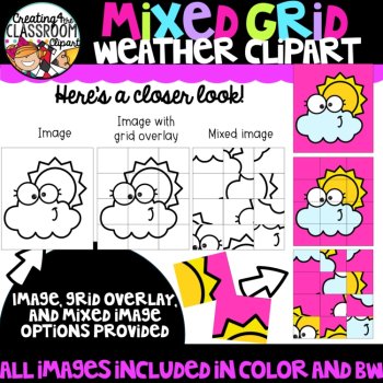 Weather Puzzle Clipart: Mystery Picture Clipart, image 2