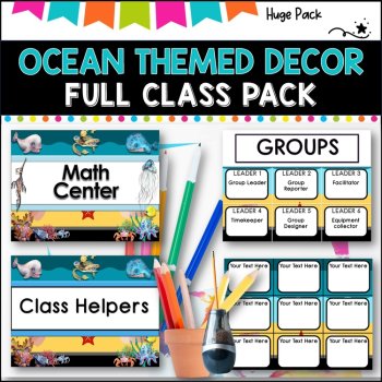 Ocean Road Trip themed Decor Pack, image 3