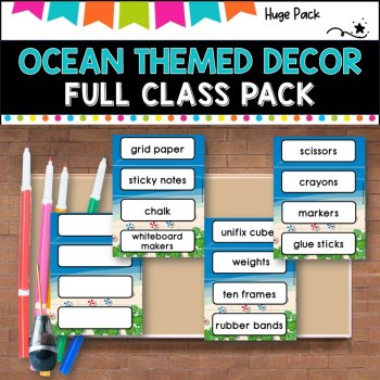 Ocean Road Trip themed Decor Pack, image 4