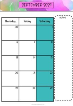 2029 Calendar Editable-January to December, image 4