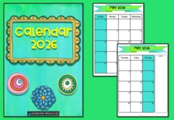 2026 Calendar Editable-January to December, image 2
