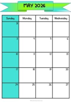 2026 Calendar Editable-January to December, image 3