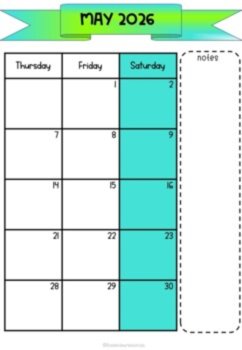 2026 Calendar Editable-January to December, image 4