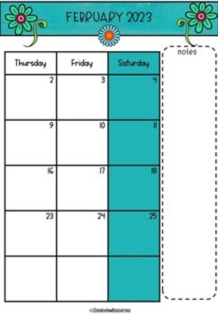 2023 Calendar Editable-January to December, image 4