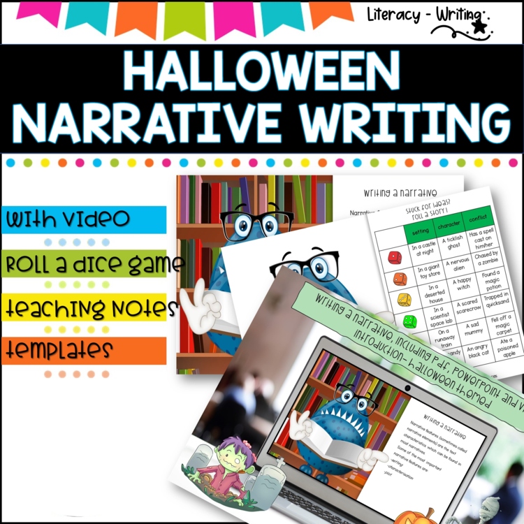 Halloween Writing with Video Stimulus