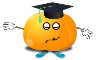 Pumpkin Faces - Cartoon Style WITH HATS., image 3