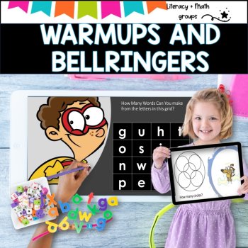 Bell ringers- Warm ups - Brain Breaks Fast finishers, image 2