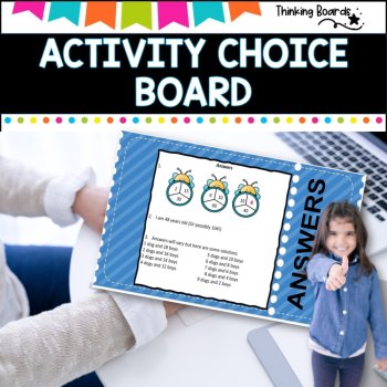 Choice board - ideal for Distance Learning, image 2