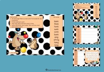 Grade 1 Spelling Term 1: Comprehensive Activities, Word Lists, Phonics Practice, image 4