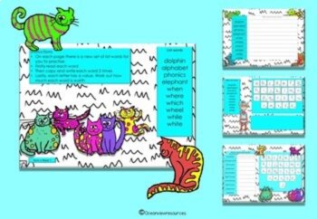 Grade 1 Spelling Term 3: Comprehensive Activities, Word Lists, Phonics Practice, image 4