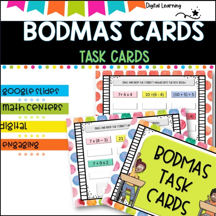 BODMAS Task Cards