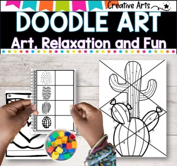 Doodle Art for Zentangles - exploring line and shape, image 4