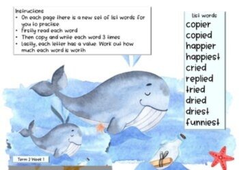 Grade 2 Term 2 Spelling- Suitable for Distance Learning, image 4