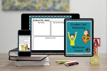 Student Self Monitoring:  Progress Tracker, Goal Setting, and Reflection tool, image 2