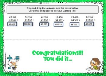 Addition of 4 digit numbers and decimals, image 3
