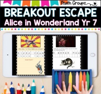 Escape Room I Math Facts Grade 7 I GOOGLE classrooms, image 2