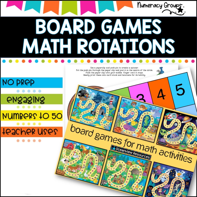 Board games for Math Activities
