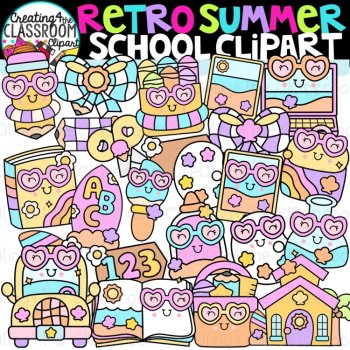 Summer Clipart Bundle | Summer Clipart for Teachers & Resource Creators, image 2