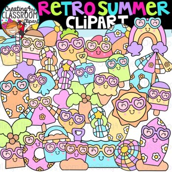 Summer Clipart Bundle | Summer Clipart for Teachers & Resource Creators, image 4
