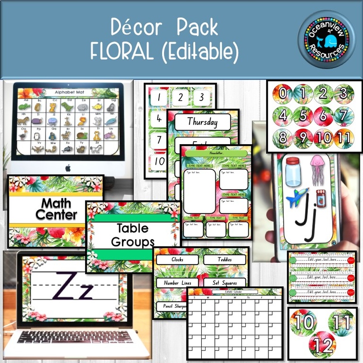 DECOR PACK -Hibiscus Design