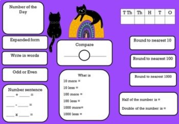 NUMBER OF THE DAY l GRADES 4- 6 l Digital and printable, image 4