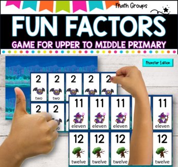 Factors Multiples Prime and Composite Numbers Game - Gremlins and Creatures, image 3