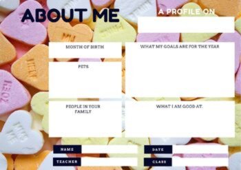 All About ME Profile cards / Get to know you - Team building, image 2